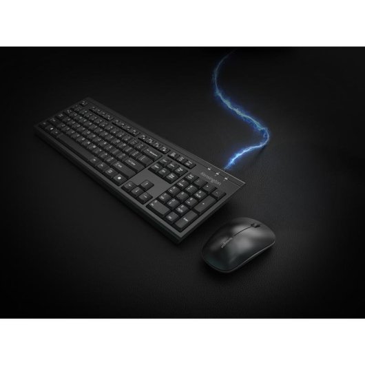 Tastiera Kensington KM270 EQ wireless ricaricabile nera completa con mouse silenzioso