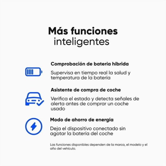 Escáner de diagnóstico OBD2 OBDeleven 3 Bluetooth inalámbrico