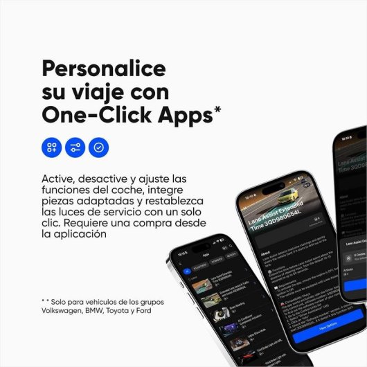 Escáner de diagnóstico OBD2 OBDeleven 3 Bluetooth inalámbrico