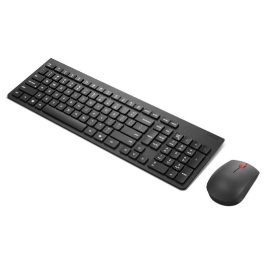 Clavier Lenovo 4X31R64473 complet sans fil avec souris italien noir