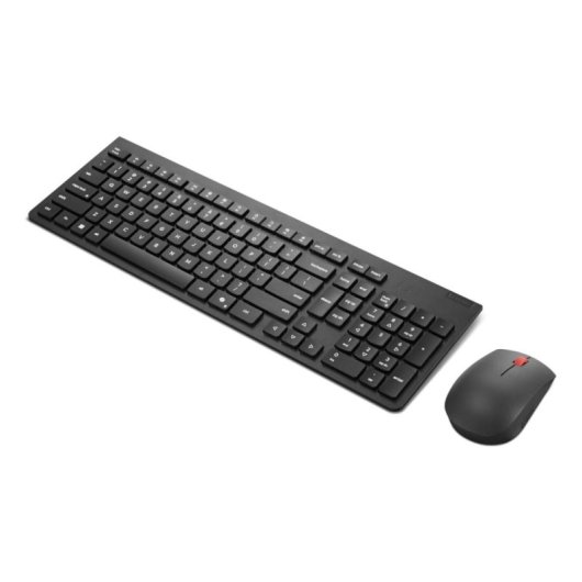 Clavier Lenovo 4X31R64473 complet sans fil avec souris italien noir