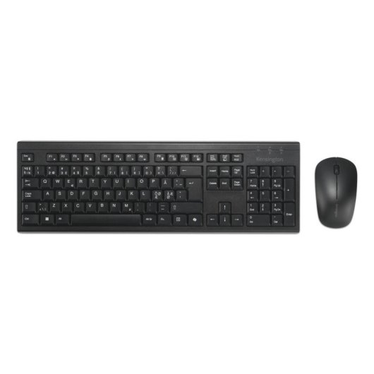 Kensington KM270 EQ kabellose komplett wiederaufladbare Tastatur schwarz mit Copilot-Taste