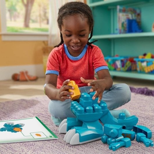 Mega Bloks Build & Chomp Mon Dino 3 en 1 Set de Construcción 25 piezas