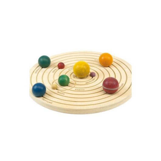 Puzzle 3D ANDREU TOYS Sistema Solar Madera 12 piezas 3 años