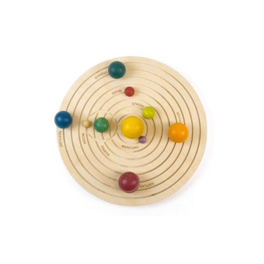 Puzzle 3D ANDREU TOYS Sistema Solar Madera 12 piezas 3 años