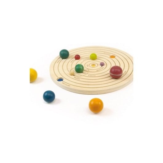 Puzzle 3D ANDREU TOYS Sistema Solar Madera 12 piezas 3 años