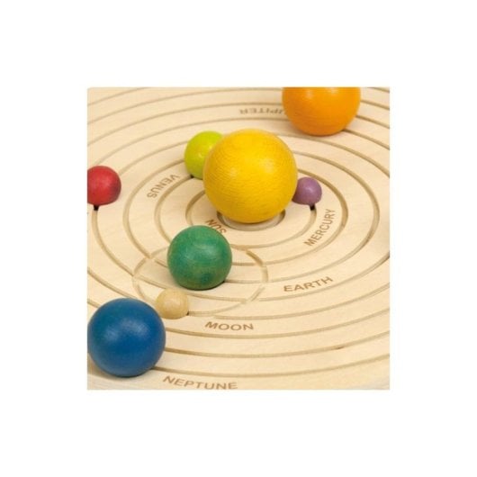 Puzzle 3D ANDREU TOYS Sistema Solar Madera 12 piezas 3 años