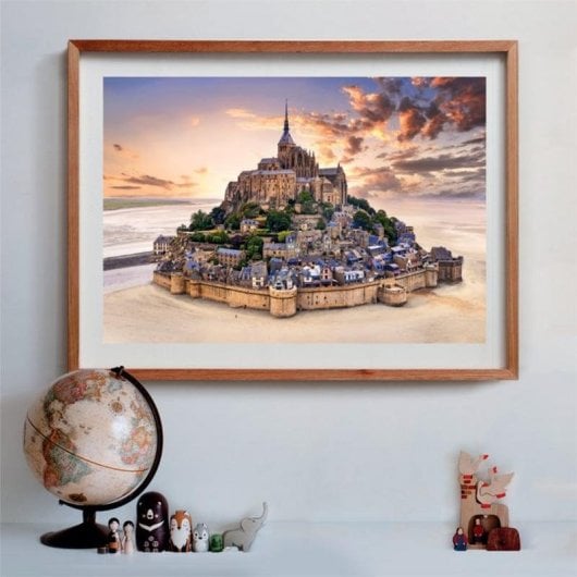 Puzzle Clementoni Mont Saint-Michel 1500 Pieces Haute Qualité