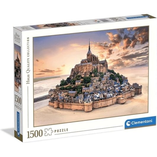 Puzzle Clementoni Mont Saint-Michel 1500 Pieces Haute Qualité