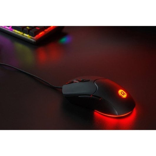 Ratón CANYON Accepter GM-211 RGB Cabo 7200 DPI Preto 6 Botões