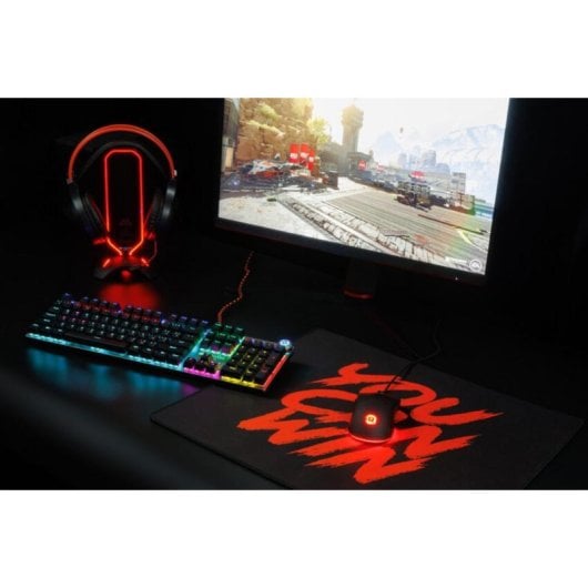 Ratón CANYON Accepter GM-211 RGB Cabo 7200 DPI Preto 6 Botões