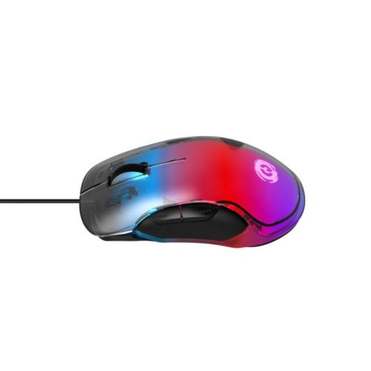 Ratón CANYON Braver GM-728 Gaming Cabo 12800 DPI RGB Preto Transparente