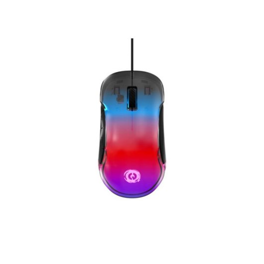 Ratón CANYON Braver GM-728 Gaming Cabo 12800 DPI RGB Preto Transparente
