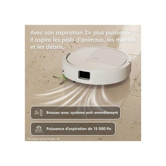 Robot aspirador y fregasuelos iRobot Roomba Combo 115 + Cepillo lateral iRobot