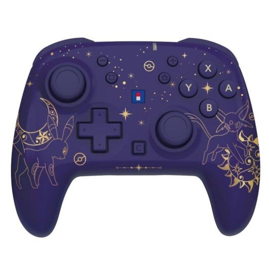 Mando sem fios HORI HORIPAD Turbo Pokemon Noctali Mentali Switch 2