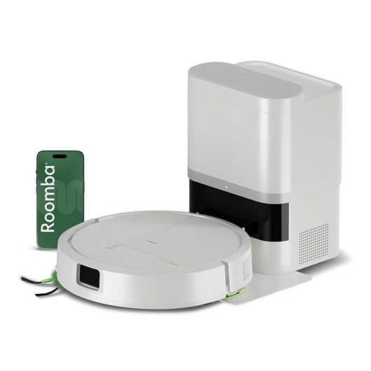 Robot Aspirador y Fregasuelos iRobot 115 Combo + Autovaciado  + Pack de 3 Bolsas