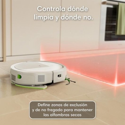 Robot Aspirador y Fregasuelos iRobot 115 Combo + Autovaciado  + Pack de 3 Bolsas