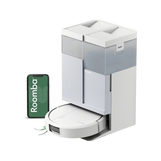 Robot Aspirador y Fregasuelos iRobot Roomba 415 Combo Base Autowash Navegación LiDAR 20000Pa +  Pack de 3 Bolsas