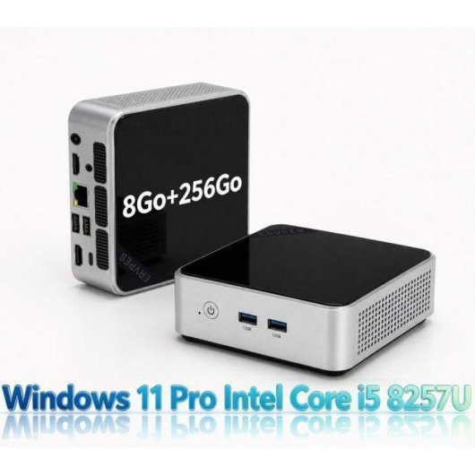 Mini PC ERVPES M1 Intel Core i5-8257U 8GB 256GB SSD Iris Plus 645 Windows 11 Pro