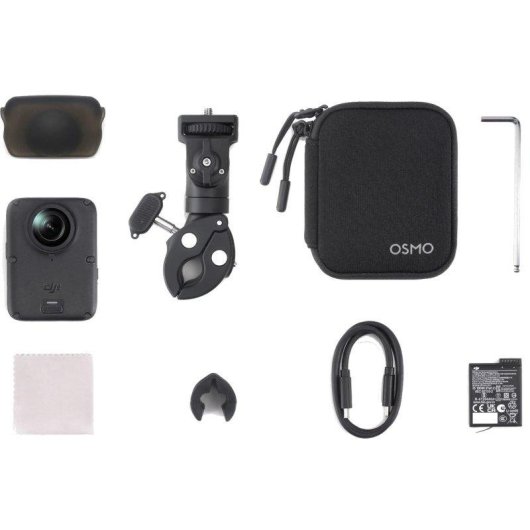 Cámara Deportiva DJI Osmo 360 II Limitless Riding Combo 8K UltraHD WiFi UltraWide 360 Estabilización