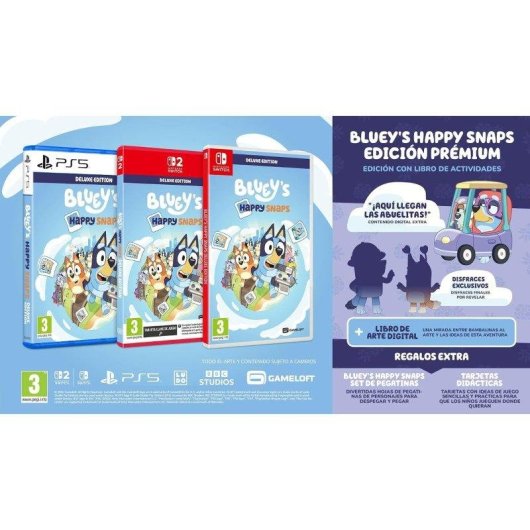 BLUEY´S HAPPY SNAPS DELUXE EDITION SWITCH 2