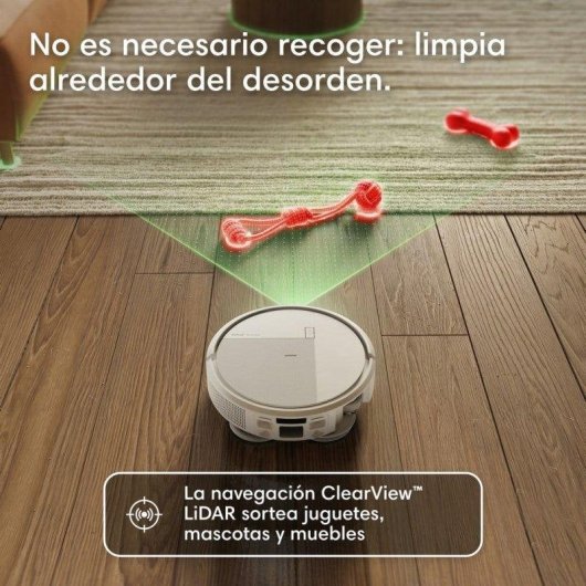 Robot aspirador y fregasuelos iRobot Roomba Combo 515 Plus con autovaciado, navegación LiDAR, 22.000 Pa + Pack de 3 Bolsas