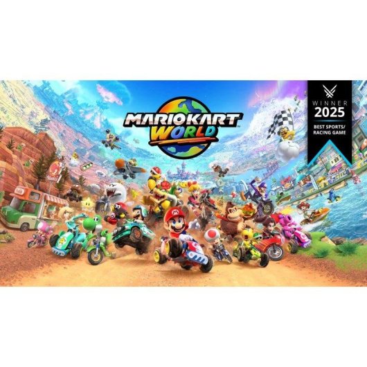 Nintendo Switch 2 Portátil 7,9" 1080p 4K HDR 120 fps Joy-Con + Mario Kart World + 3M NSO