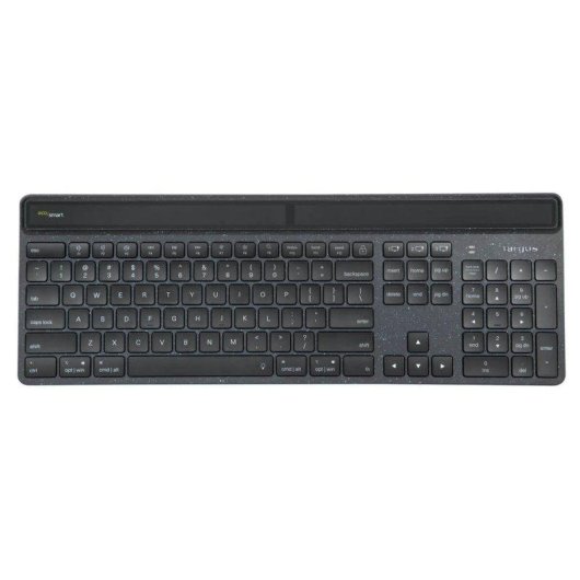 Teclado TARGUS EcoSmart sem fios Bluetooth 5.0 QWERTZ alemão LED solar