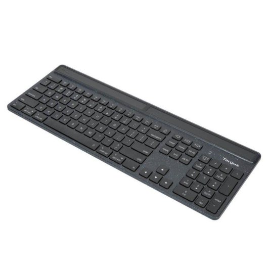 Teclado TARGUS EcoSmart sem fios Bluetooth 5.0 QWERTZ alemão LED solar