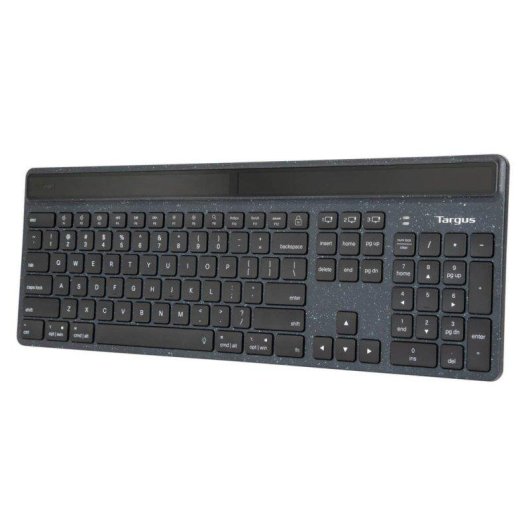 Teclado TARGUS EcoSmart sem fios Bluetooth 5.0 QWERTZ alemão LED solar
