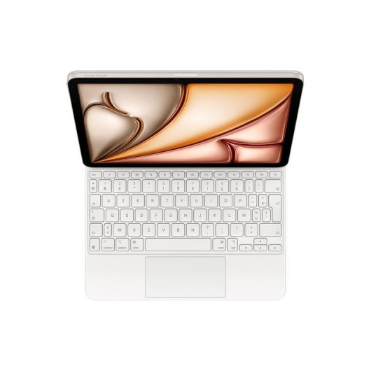 Clavier Apple Magic Keyboard AZERTY Français avec trackpad blanc