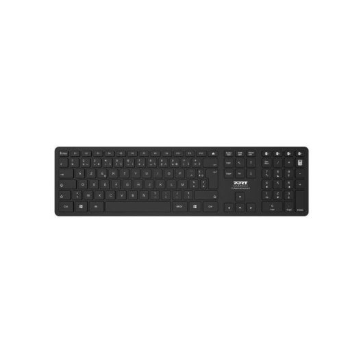 Teclado Port Designs 900903-R-FR inalámbrico completo AZERTY francés