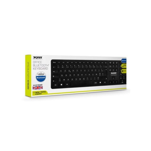 Teclado Port Designs 900903-R-FR inalámbrico completo AZERTY francés