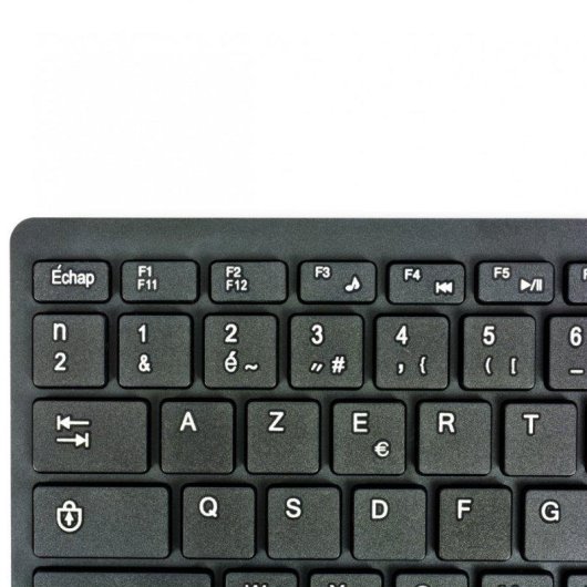 Clavier MCL ACK-600U/N Mini filaire USB AZERTY français noir