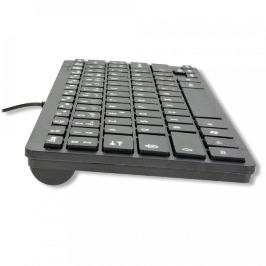 Clavier MCL ACK-600U/N Mini filaire USB AZERTY français noir