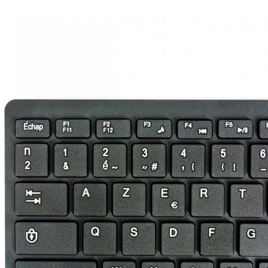 Clavier MCL ACK-600U/N Mini filaire USB AZERTY français noir
