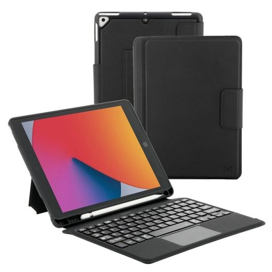 Tastiera Mobilis 029029 Folio Bluetooth AZERTY Francese nero staccabile