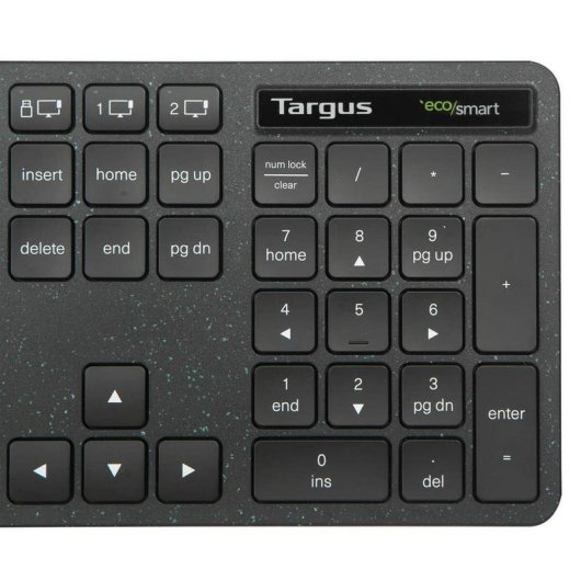 Tastatur TARGUS EcoSmart AKB873FR kabellos RF + Bluetooth AZERTY French