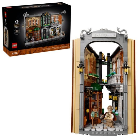 LEGO Icons Rincón entre Libros Sherlock Holmes 10351 1359 pièces