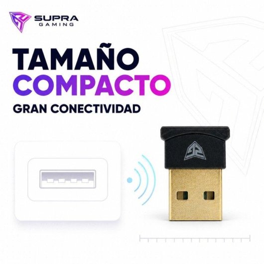 Bluetooth USB Adapter Supra Gaming BT 5.3 Multidispositiv