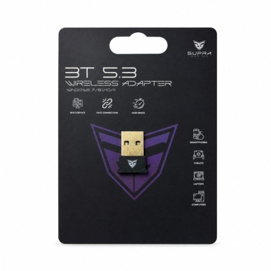 Bluetooth USB Adapter Supra Gaming BT 5.3 Multidispositiv