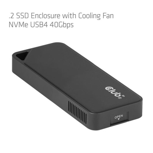 Caja PC Club 3D CAC-2510 M.2 Plastica Nero con Ventilatore USB4