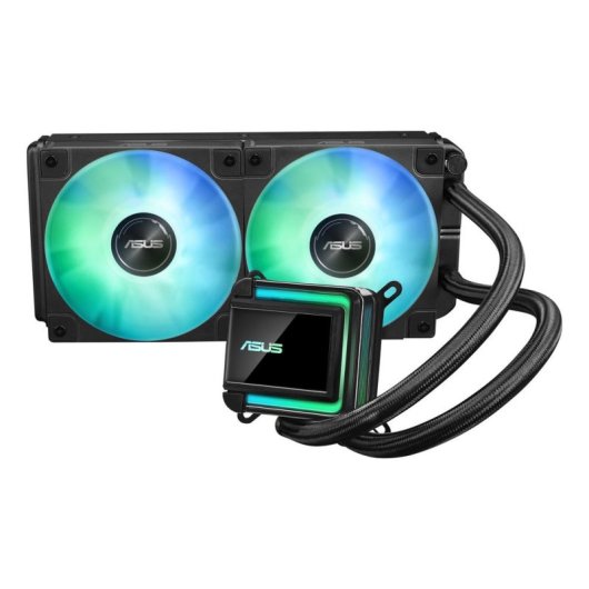 Refrigeração Líquida ASUS LC 240 ARGB 240 mm 2 Ventoinhas LED Multicolor