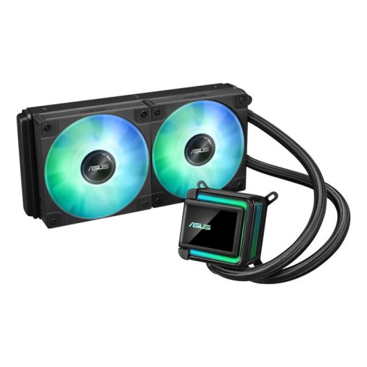 Refrigeração Líquida ASUS LC 240 ARGB 240 mm 2 Ventoinhas LED Multicolor