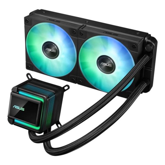 Refrigeração Líquida ASUS LC 240 ARGB 240 mm 2 Ventoinhas LED Multicolor