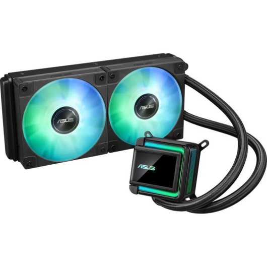 Refrigeração Líquida ASUS LC 240 ARGB 240 mm 2 Ventoinhas LED Multicolor