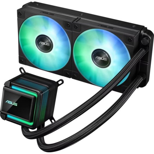 Refrigeração Líquida ASUS LC 240 ARGB 240 mm 2 Ventoinhas LED Multicolor