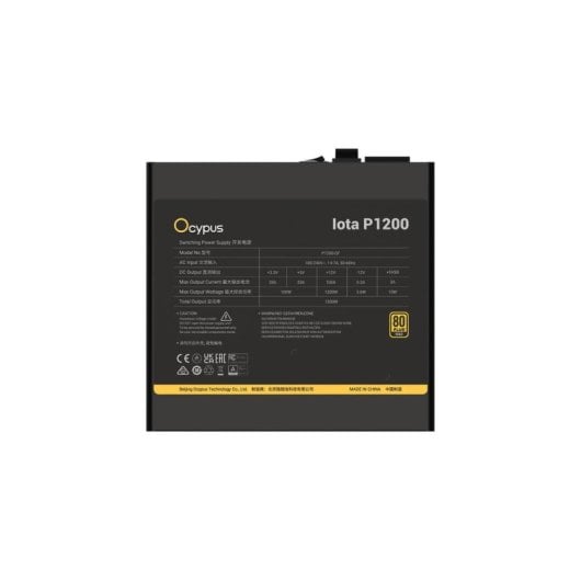 Netzteil Ocypus IOTA-P1200-G1FFBK024X-EU 1200W 80 PLUS Gold modular