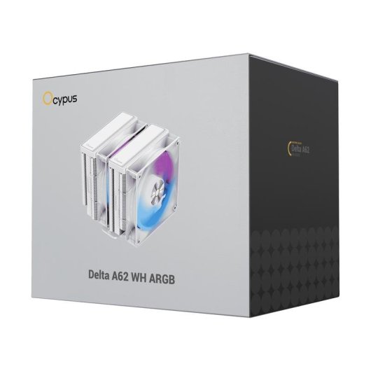 Refrigeration Air Ocypus Socket AM4 AM5 LGA 1200 120 mm Delta A62 ARGB Double Ventilateur