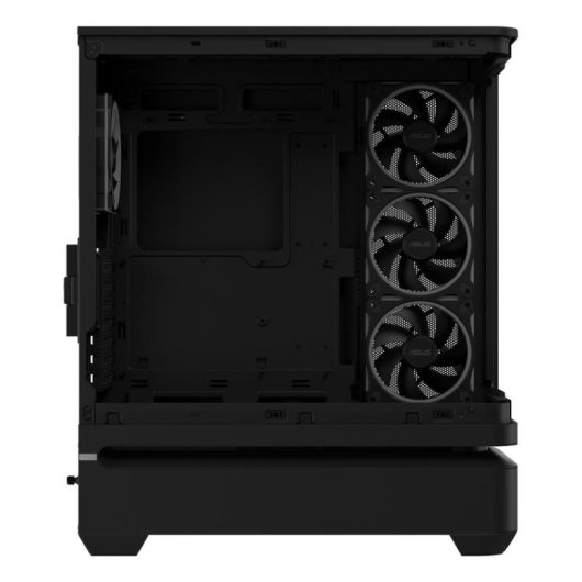 Caixa PC ASUS PRIME AP304 TG ARGB preta com 4 ventoinhas ARGB